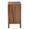 Bali & Pari Holitz Modern Bohemian Walnut Brown Finished Bayur Wood Nightstand 236-13341-ZORO - alternate 3